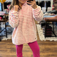 Simply Southern Luxe Pullover - Candy Pink