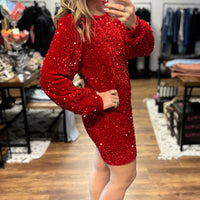 Old Flame Sequin Dress