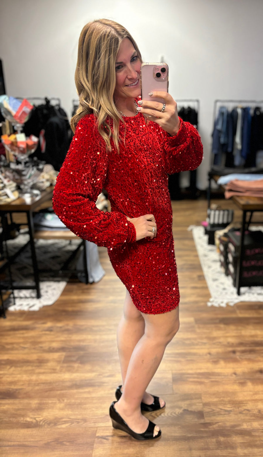 Old Flame Sequin Dress