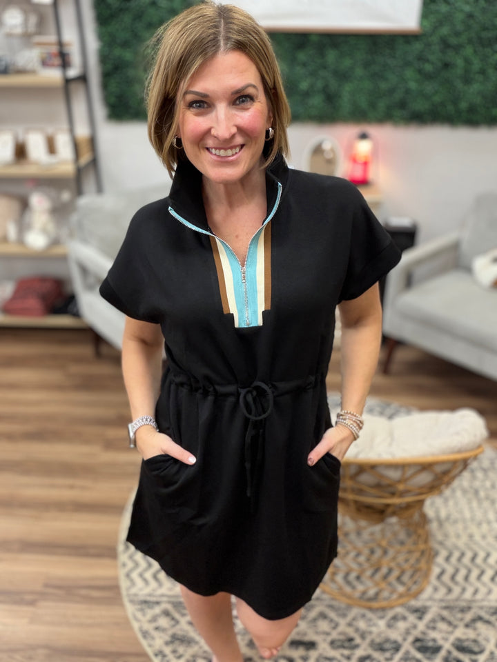 Coastal Club Zip Dress
