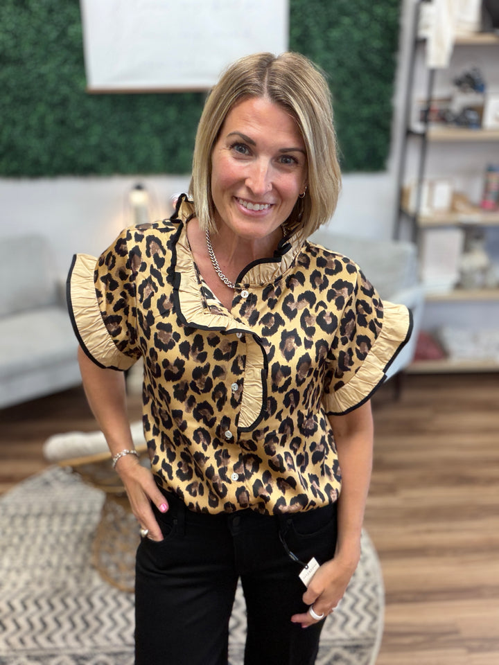 Wild at Heart Leopard Blouse