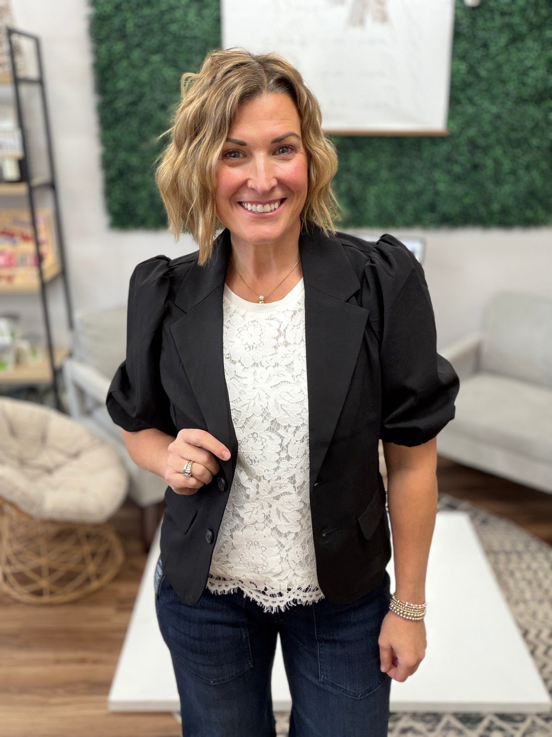 Liverpool - Sleeveless Lace-to-Knit Hybrid Top