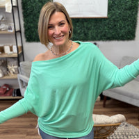 Day to Night Dolman - Seafoam