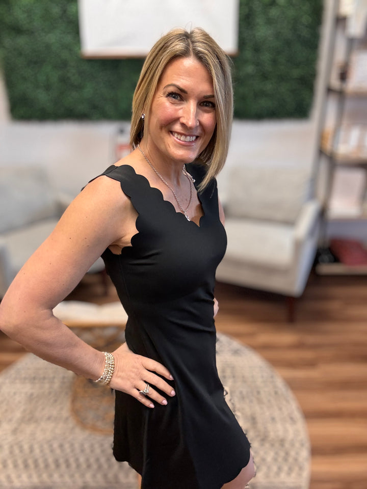After Dark Scallop Dress