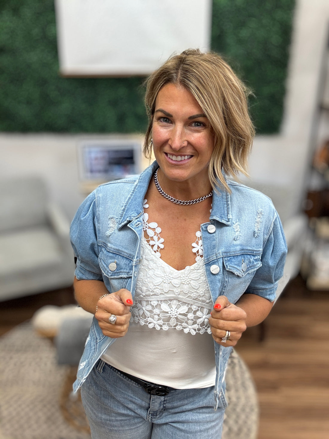 Everyday Luxe Strappy Tank - Ivory