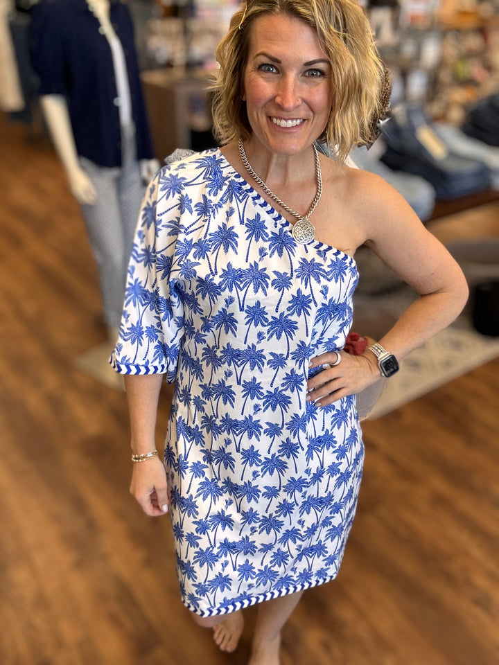 Island Breeze One Shoulder Dress