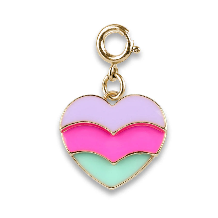 Charm It! Gold Swivel Heart Charm