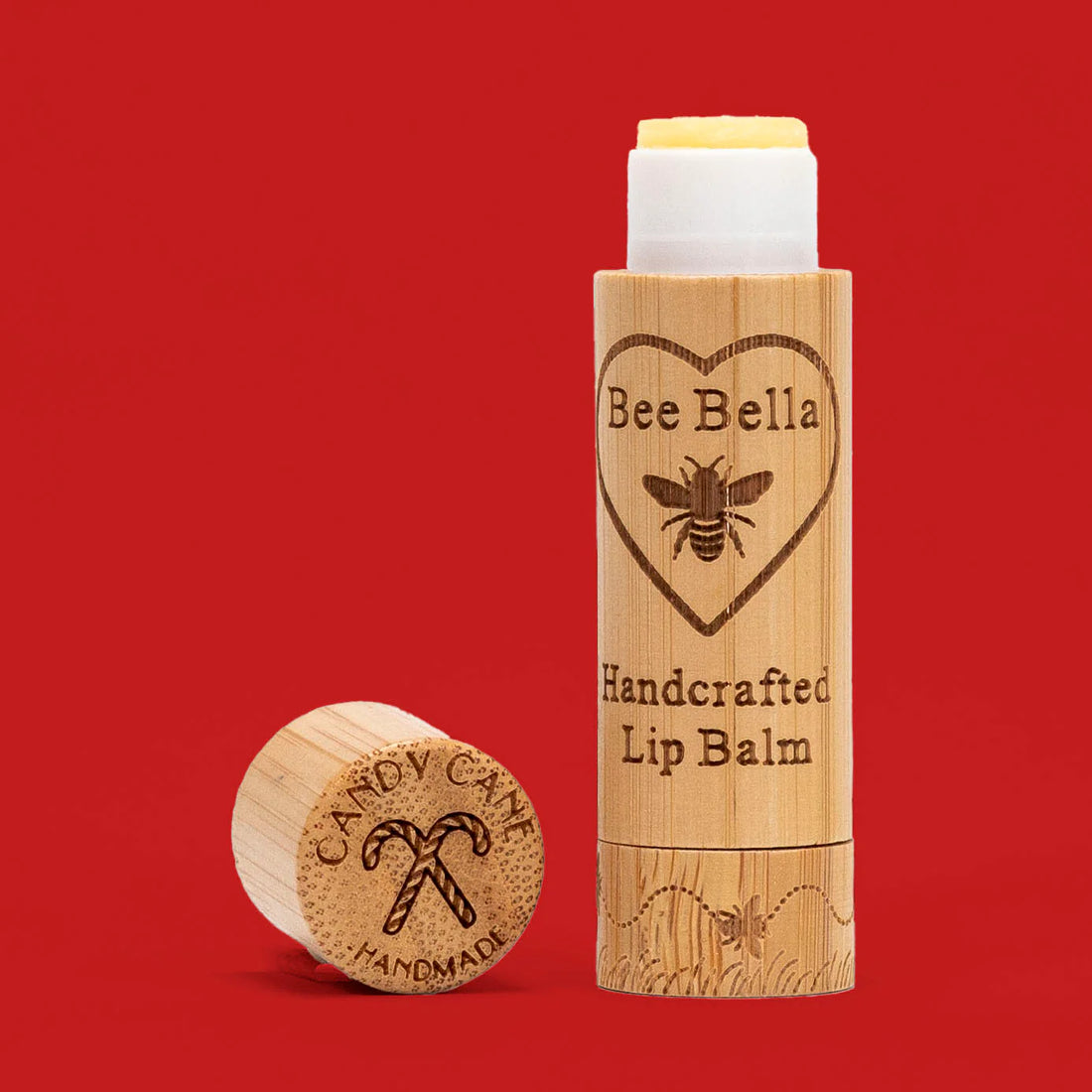 Bee Bella All-Natural Lip Balm - Candy Cane