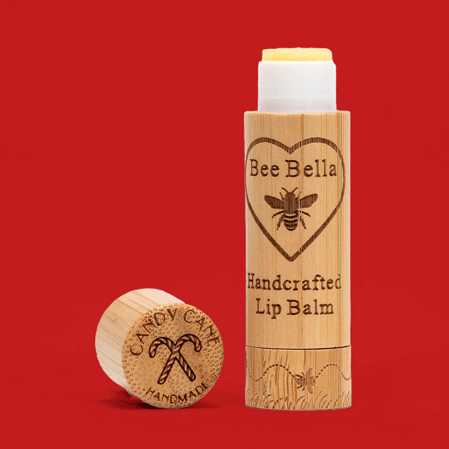 Bee Bella All-Natural Lip Balm - Candy Cane