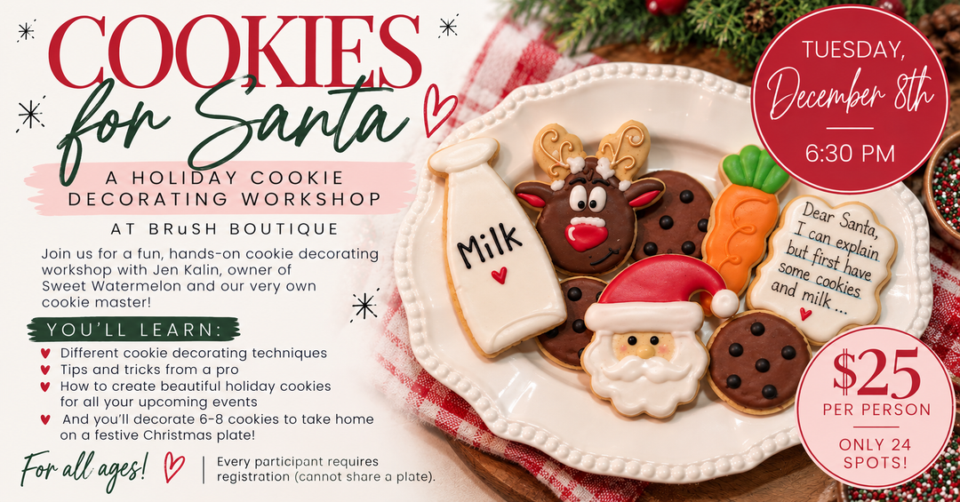 Cookies for Santa - A Holiday Cookie Decorating Workshop | Tuesday, December 8th @ 6:30pm