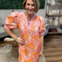 Peach Bottom Shift Dress