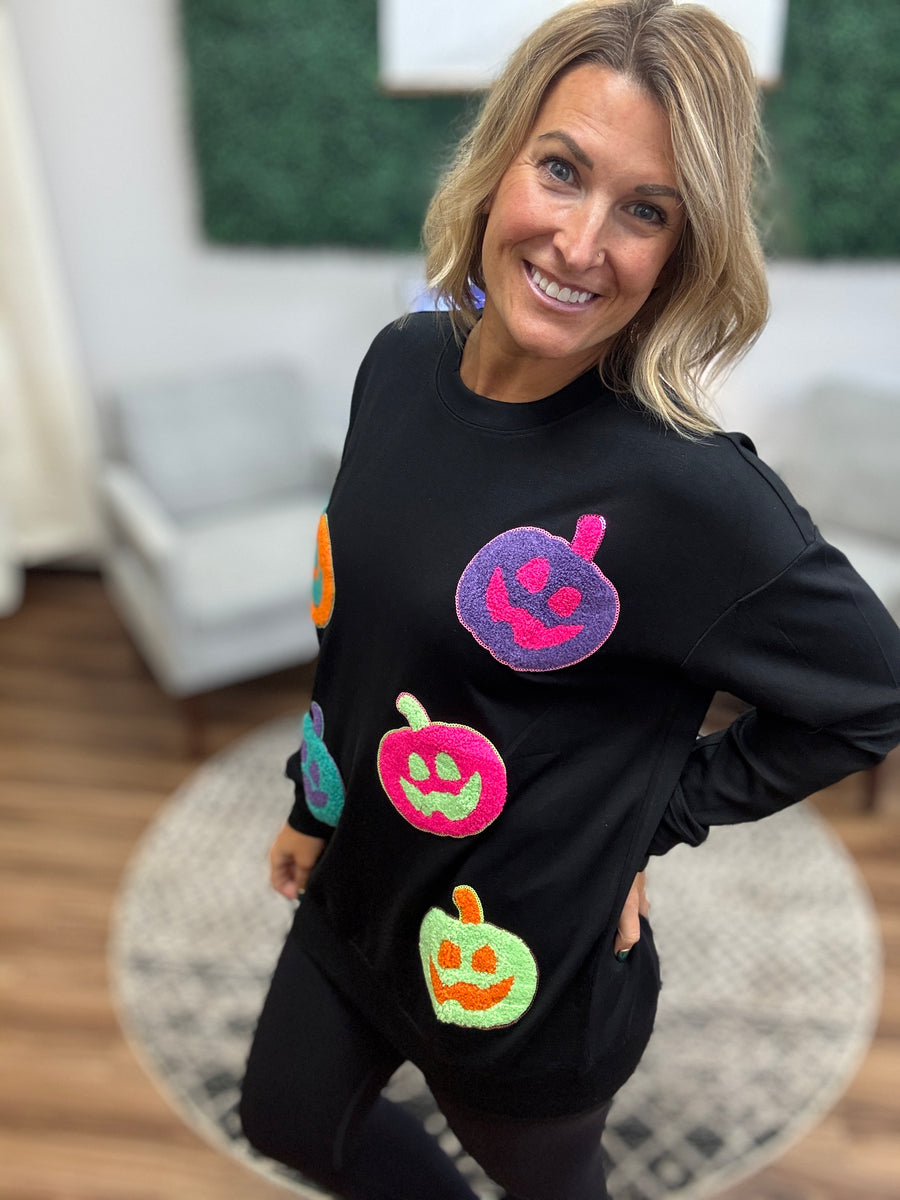 Pumpkin Pop Luxe Pullover