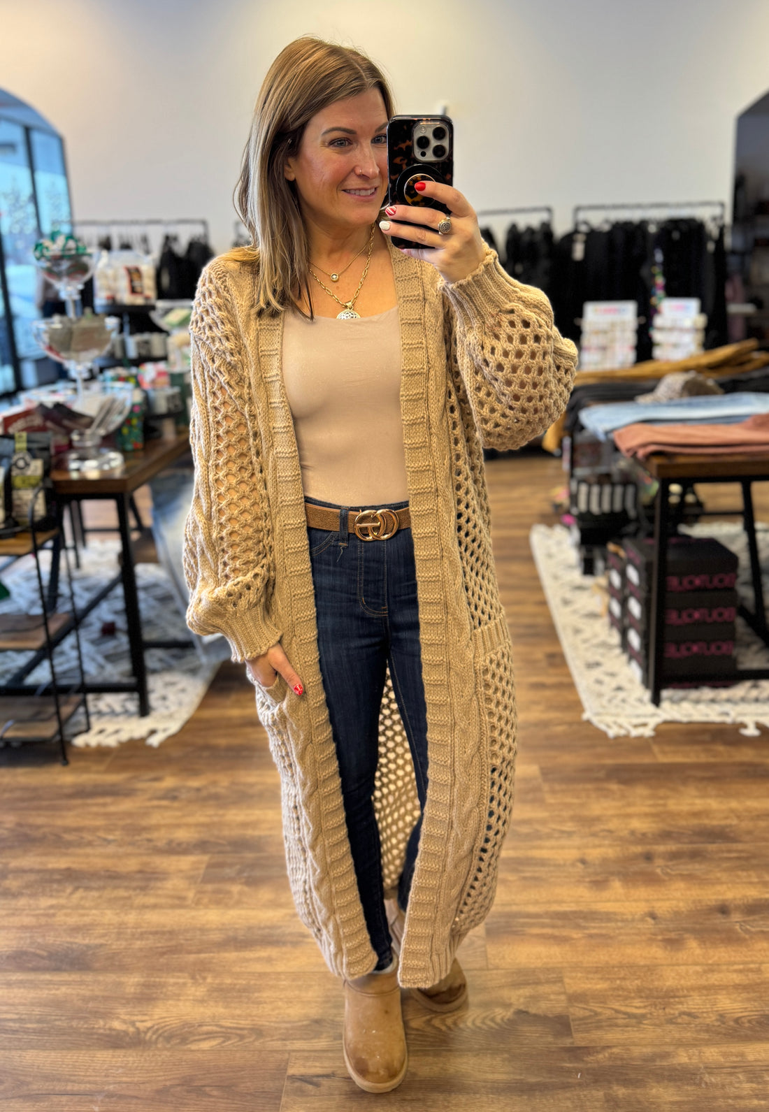 Kandis - Knit Duster Cardigan