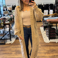 Kandis - Knit Duster Cardigan