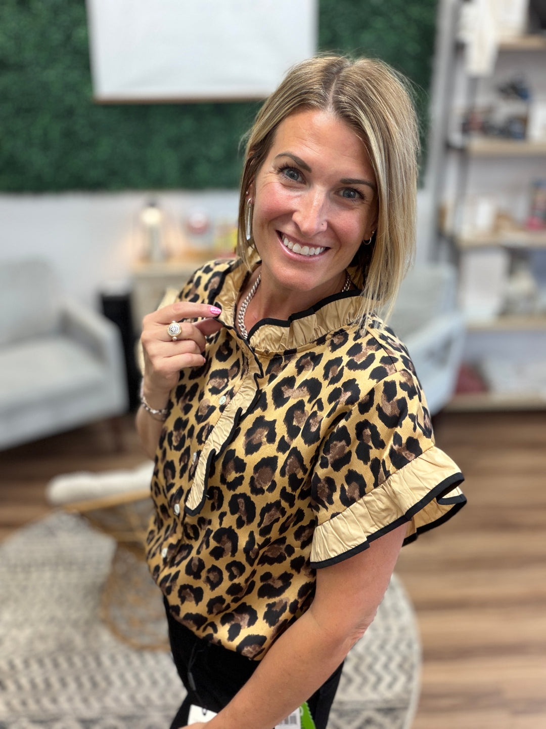 Wild at Heart Leopard Blouse