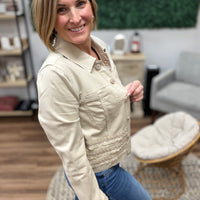 Liverpool - Trucker Jacket with Fray and Lace