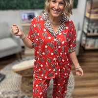 Christmas Luxe Pajama Set - Candy Canes