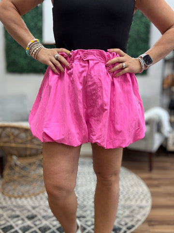 Balloon Shorts - Hot Pink