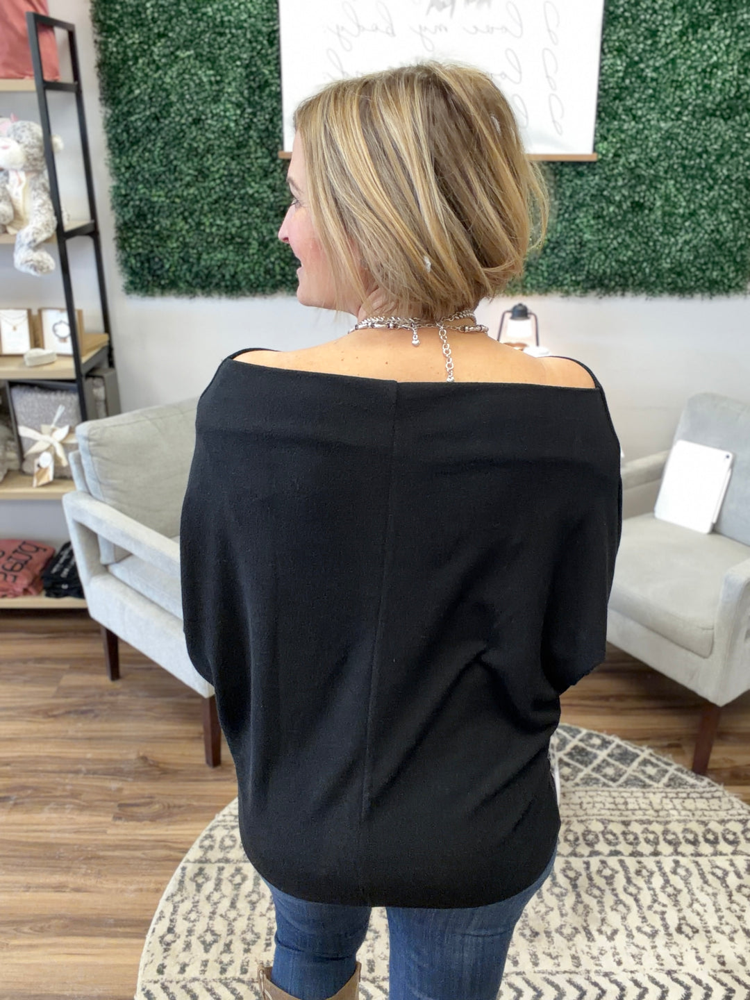 Day to Night Dolman - Black