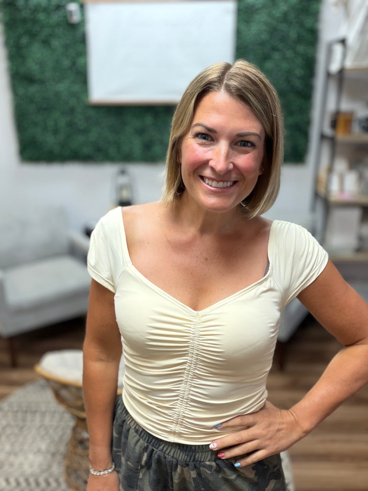 Out and About Cap Sleeve Top