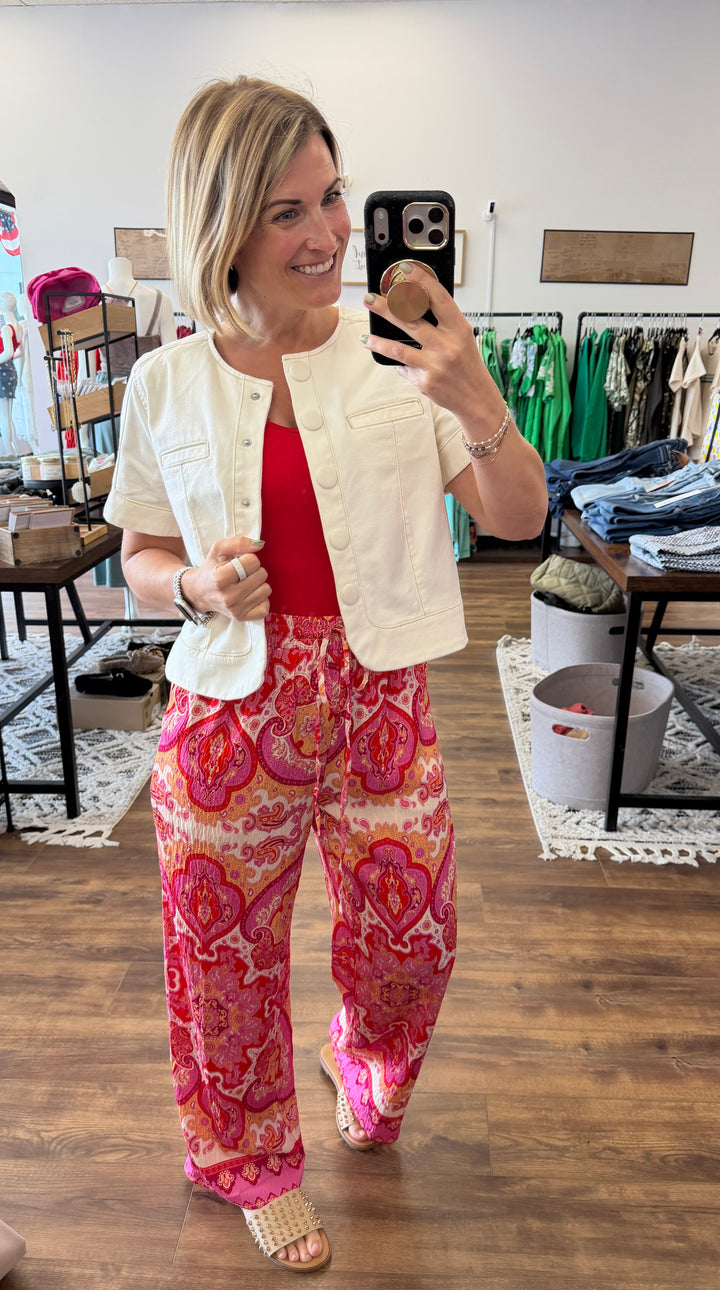 Sunset Paisley Pants