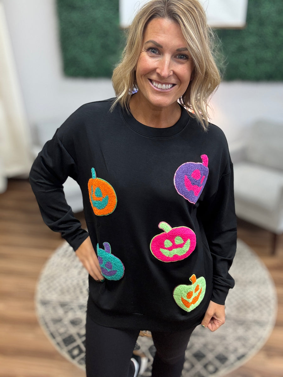 Pumpkin Pop Luxe Pullover