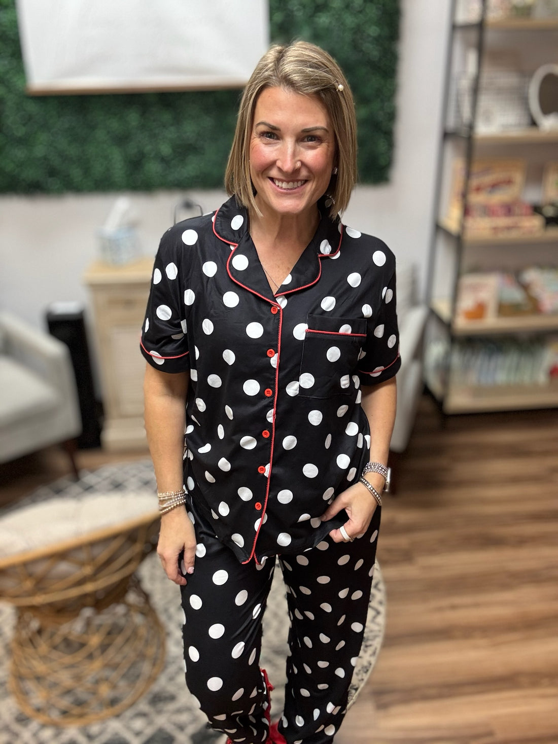Dotty Darling Polka Dot Pajama Set
