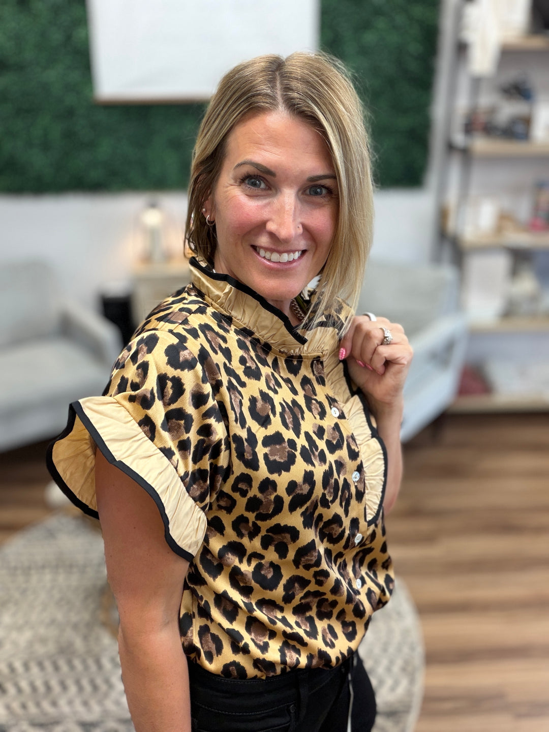 Wild at Heart Leopard Blouse