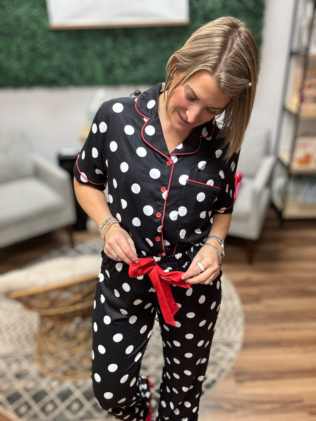 Dotty Darling Polka Dot Pajama Set
