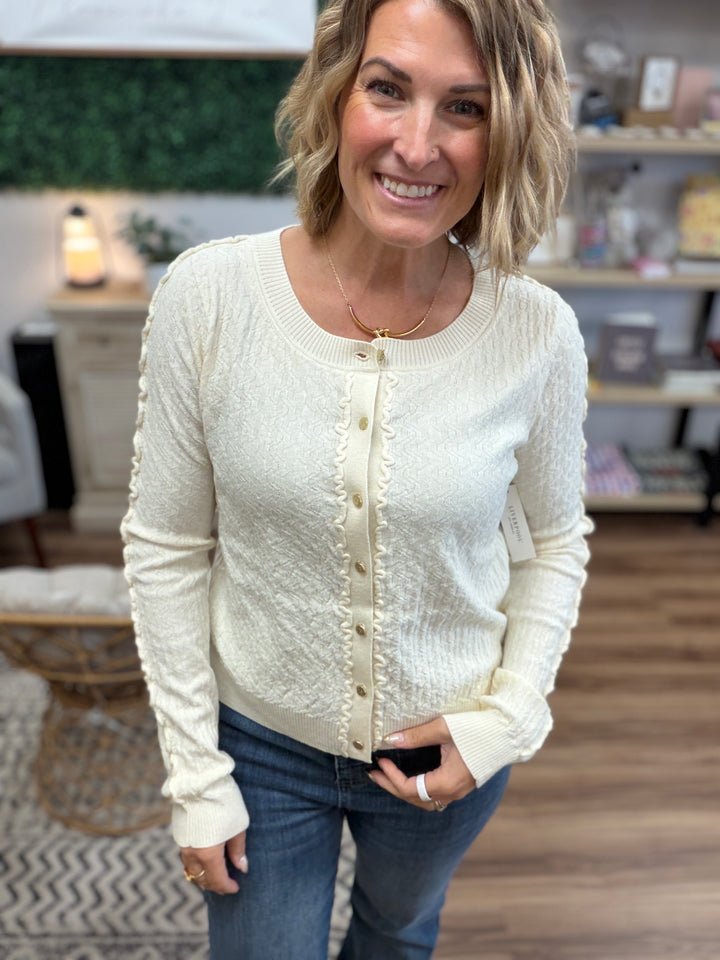 Liverpool - Button Front Cardigan Sweater