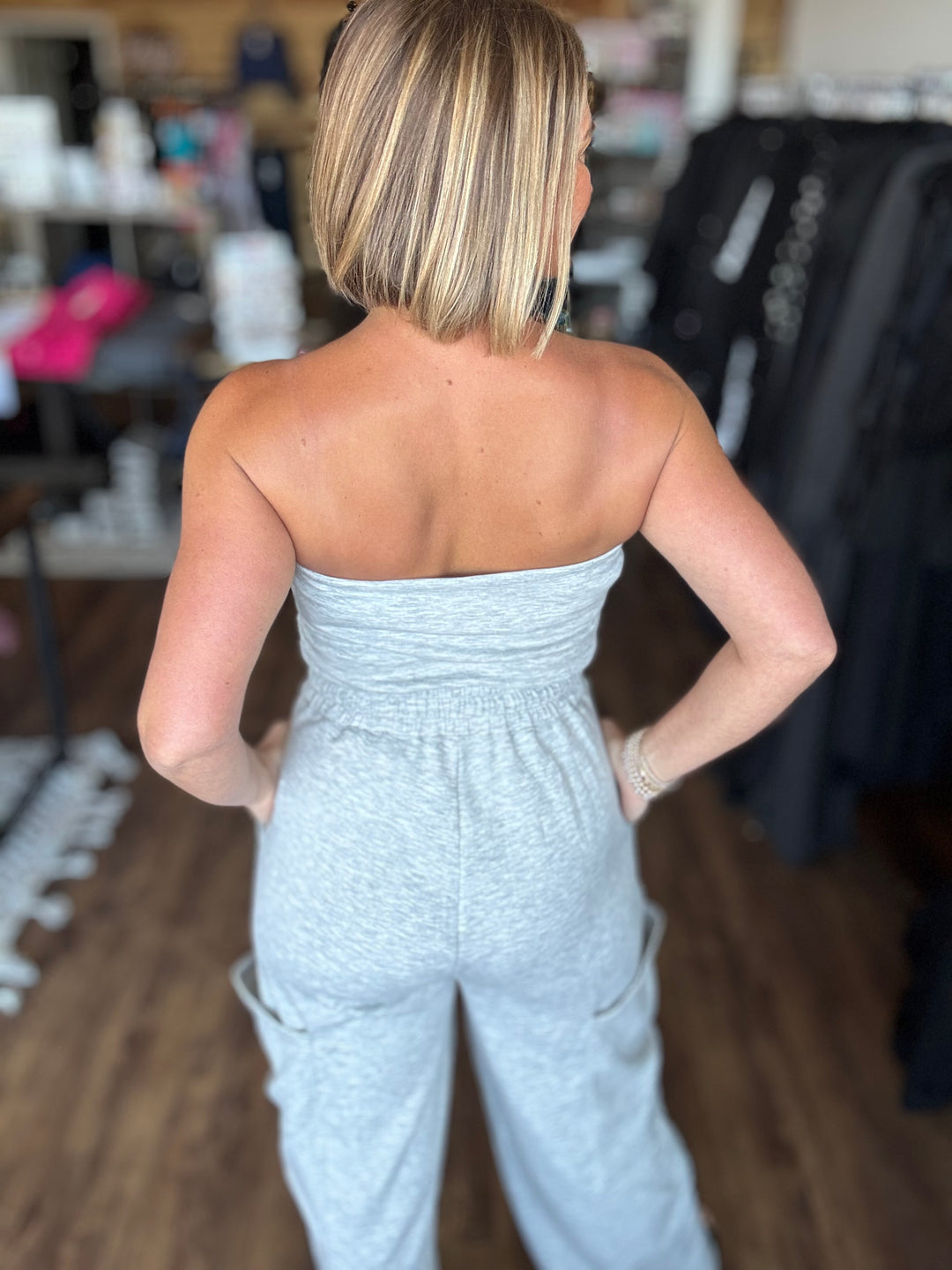 Cloud Nine Tube Top Jumpsuit