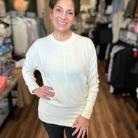 Lauren - Brushed Dolman Sleeve Crew Neck