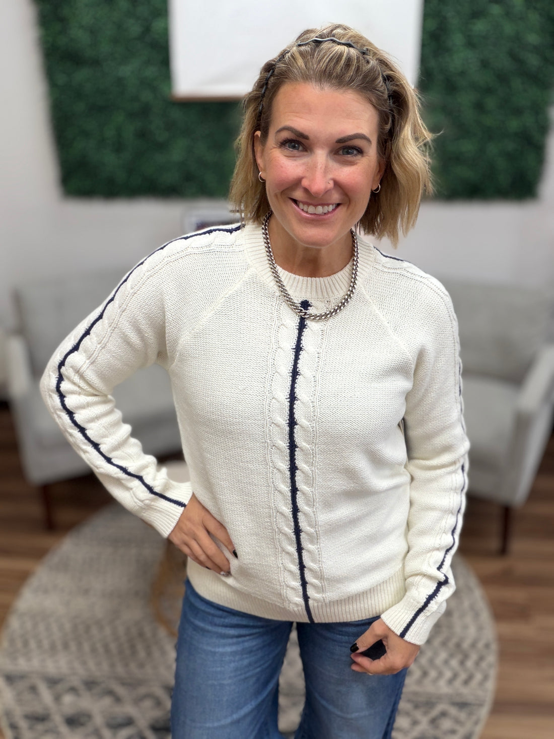 Liverpool - Long Sleeve Crew Neck Raglan Sweater