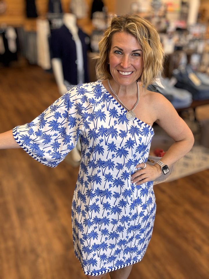 Island Breeze One Shoulder Dress