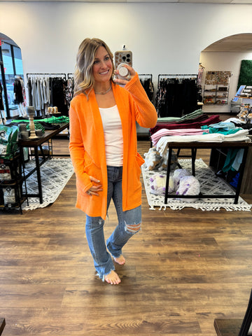 Lola Waffle Knit Cardigans with Thumbholes