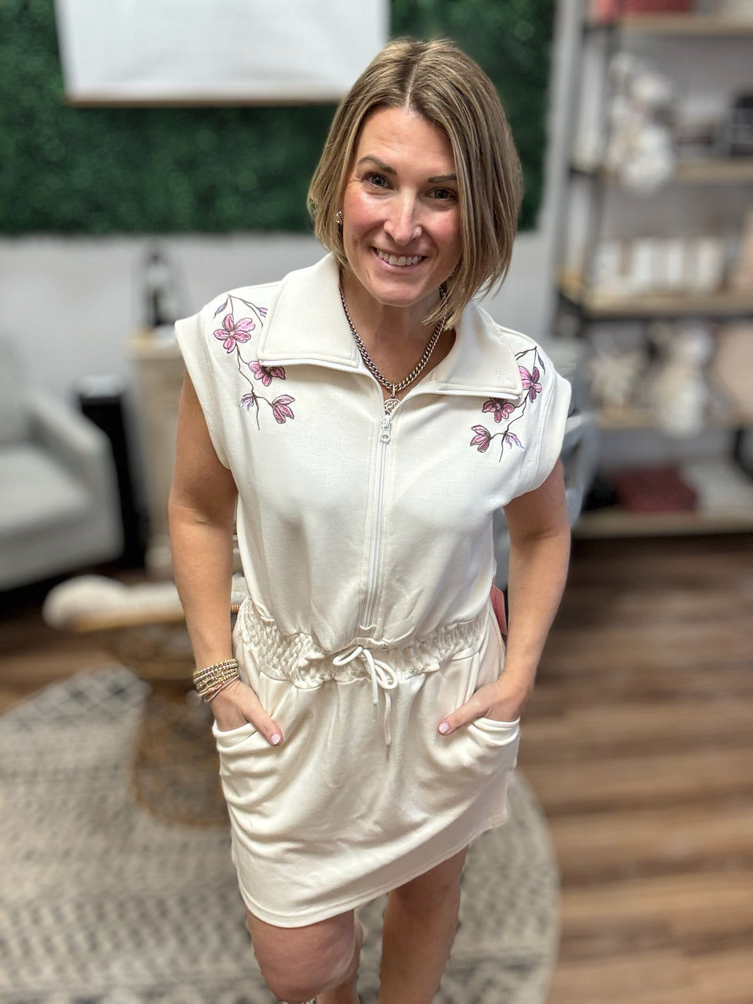 Cinched Lounge Dress