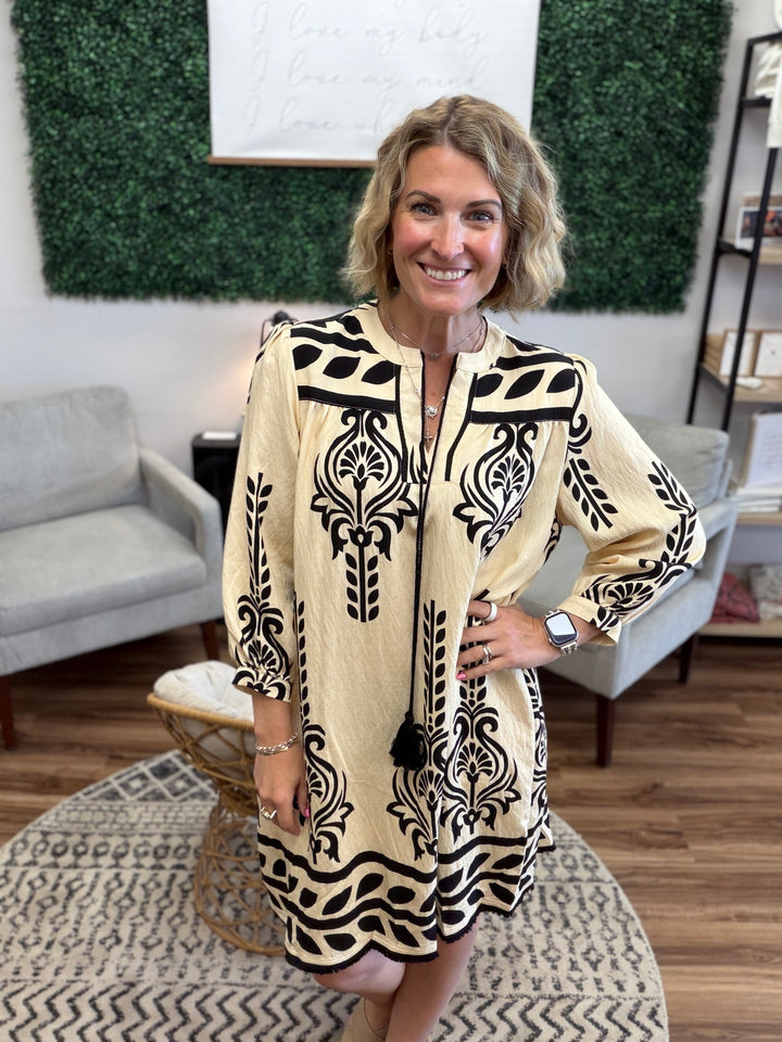 Mediterranean Muse Dress