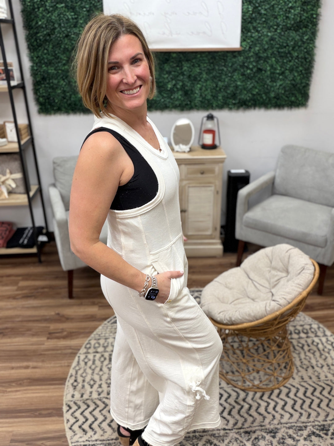 The Weekend Wanderer Jumpsuit - Natural