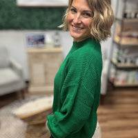 Sweet as Sugar Sweater - Green