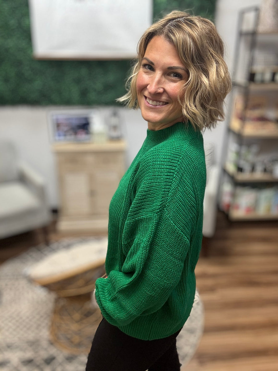 Sweet as Sugar Sweater - Green