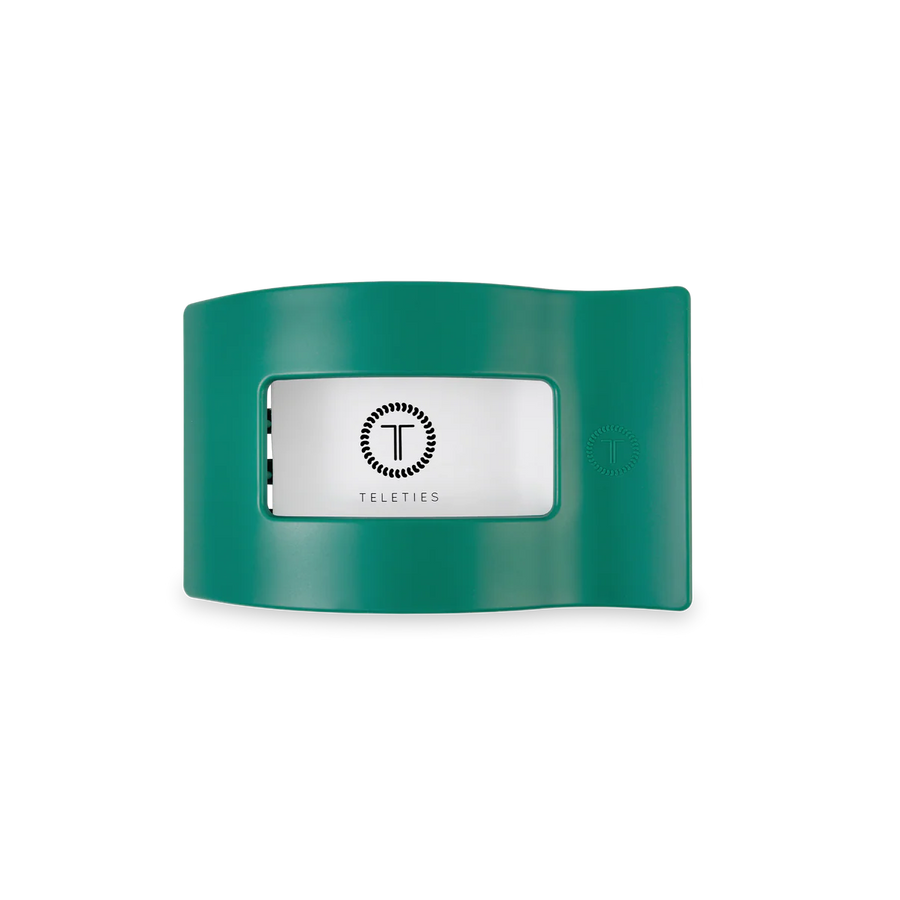 Fir Real Small Flat Rectangle Hair Clip