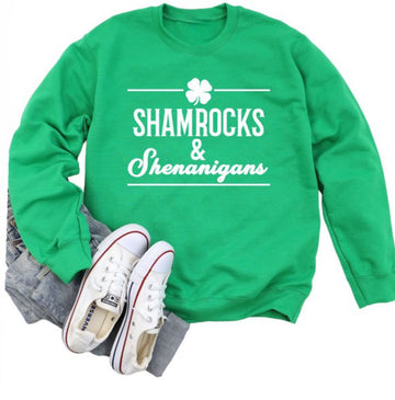 Shamrocks & Shenanigans Graphic Sweatshirt