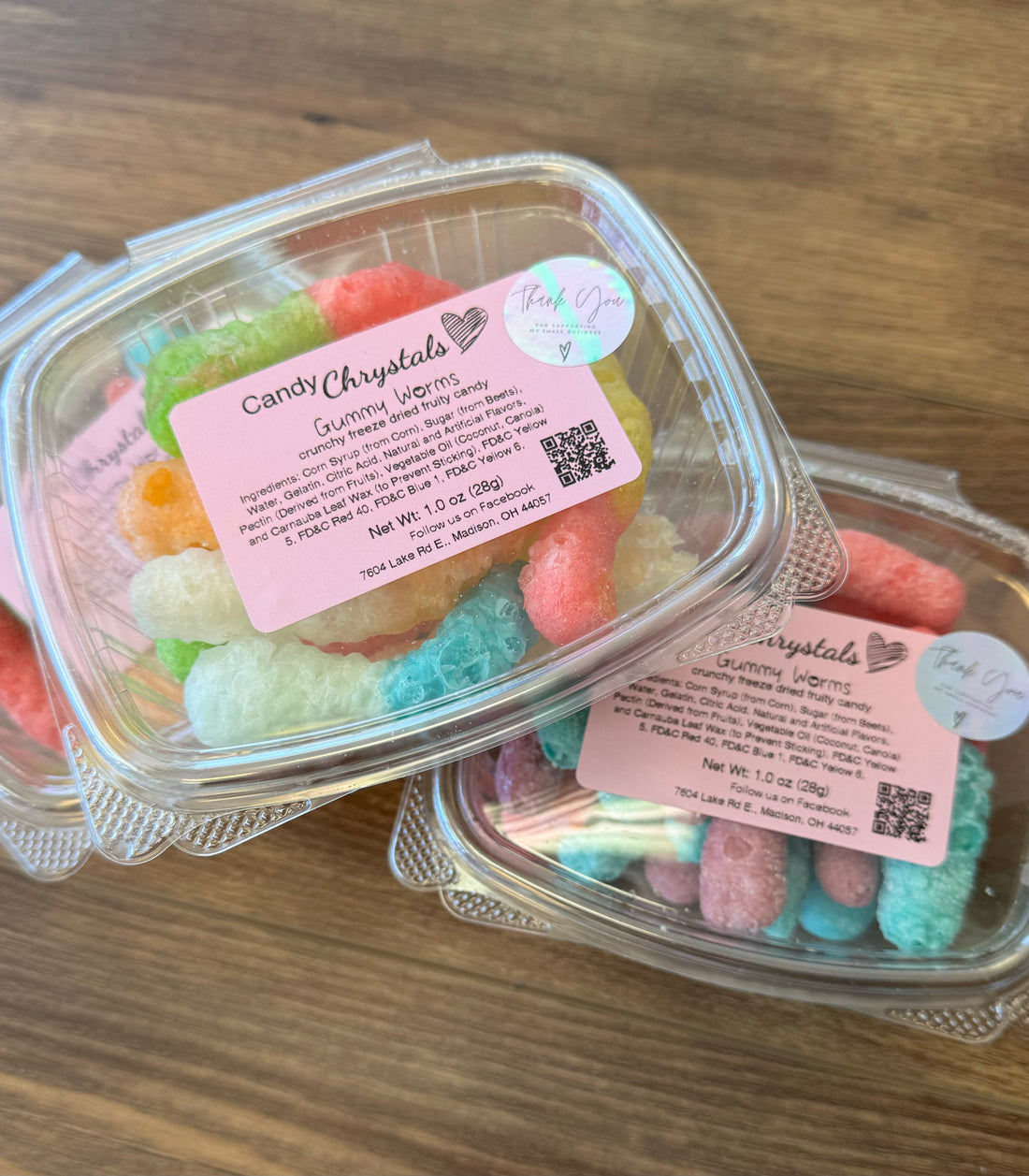 Candy Chrystals - Freeze Dried Gummy Worms