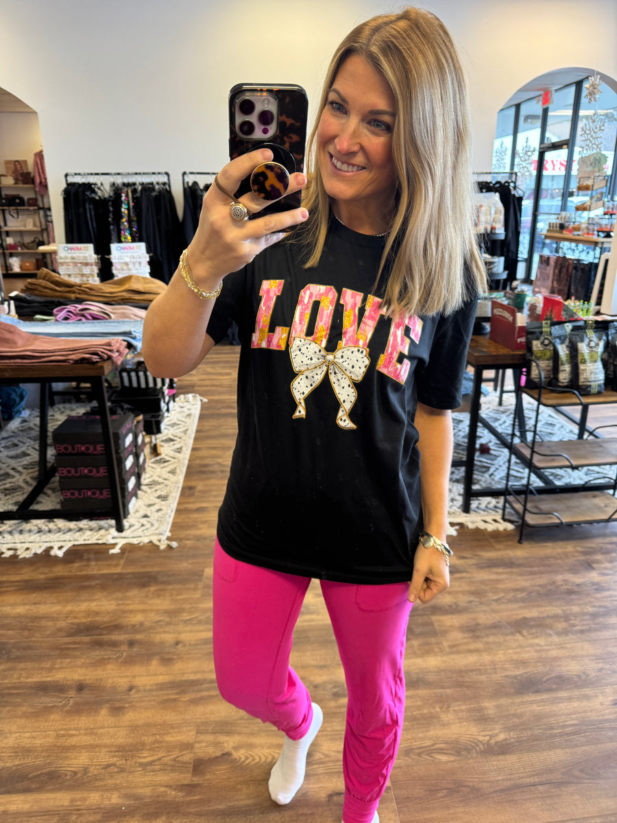 Love Bow Graphic Tee