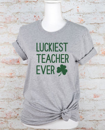 Luckiest Teacher Ever Graphic Tee