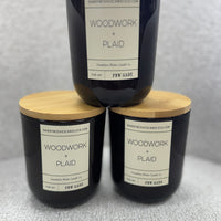 Woodwork + Plaid Soy Candle