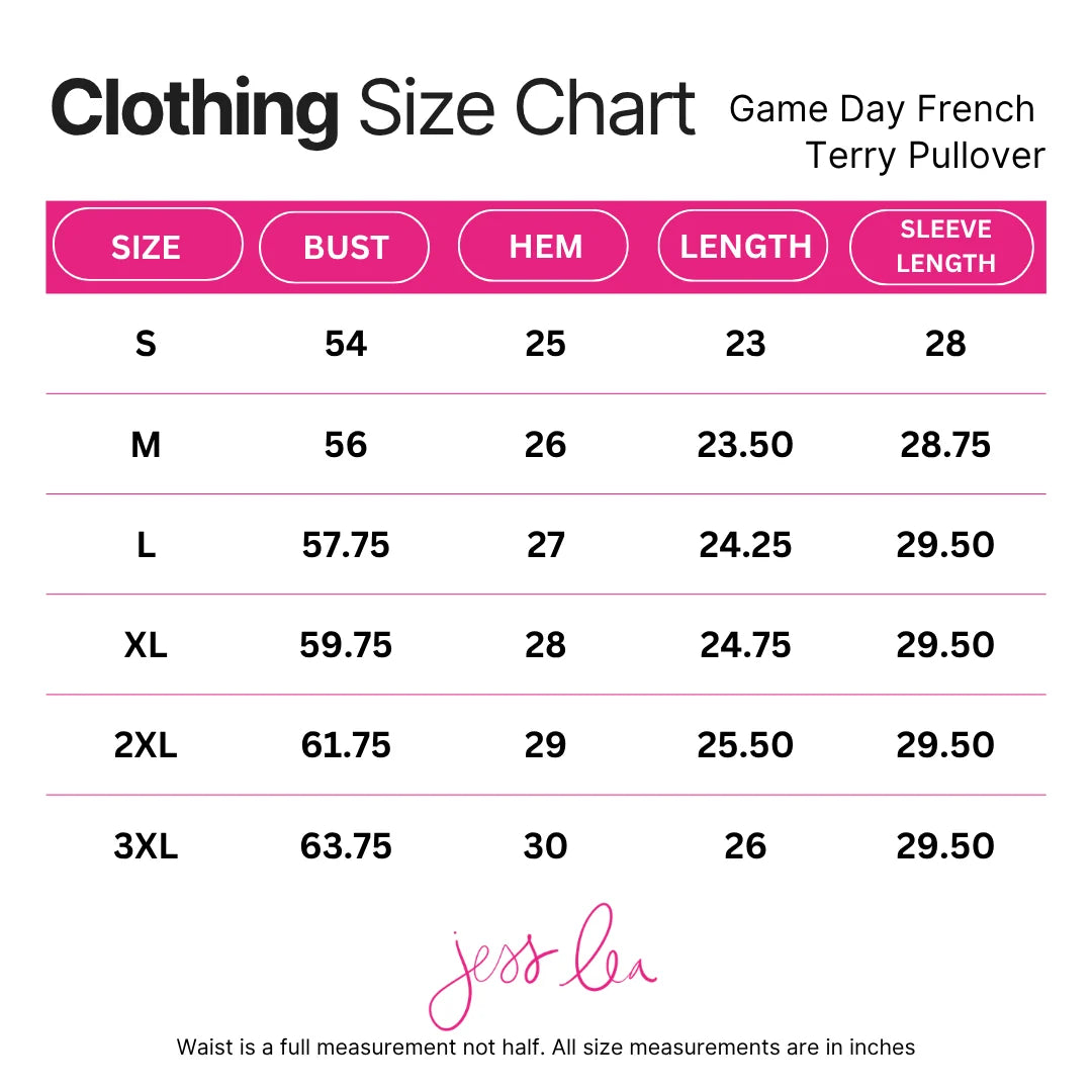 Game Day French Terry Pullover