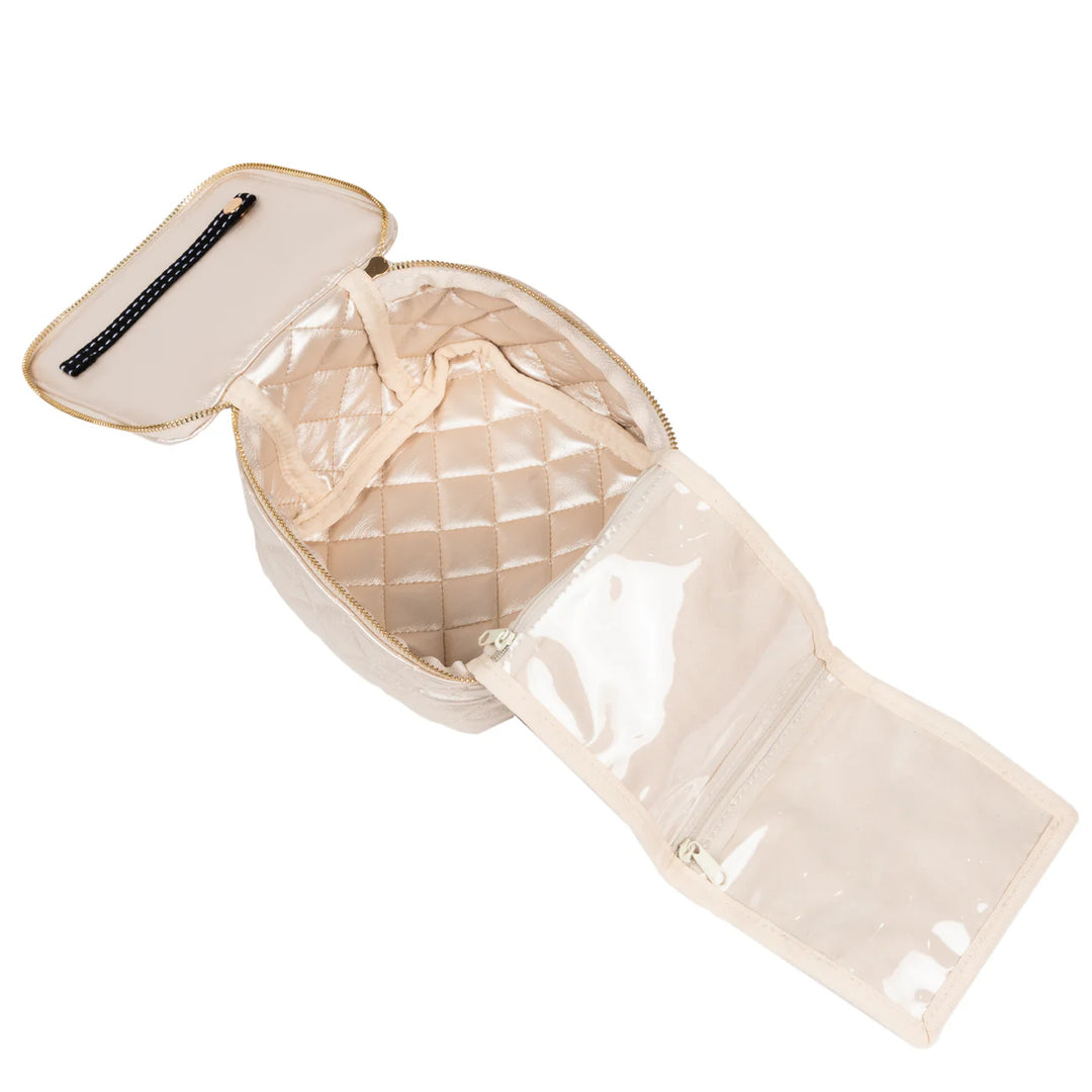 Scout - Hidden Gem Jewelry Case - Champagne Quilted