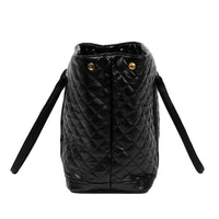 Scout - Miss Manors Tote - Black Quilted