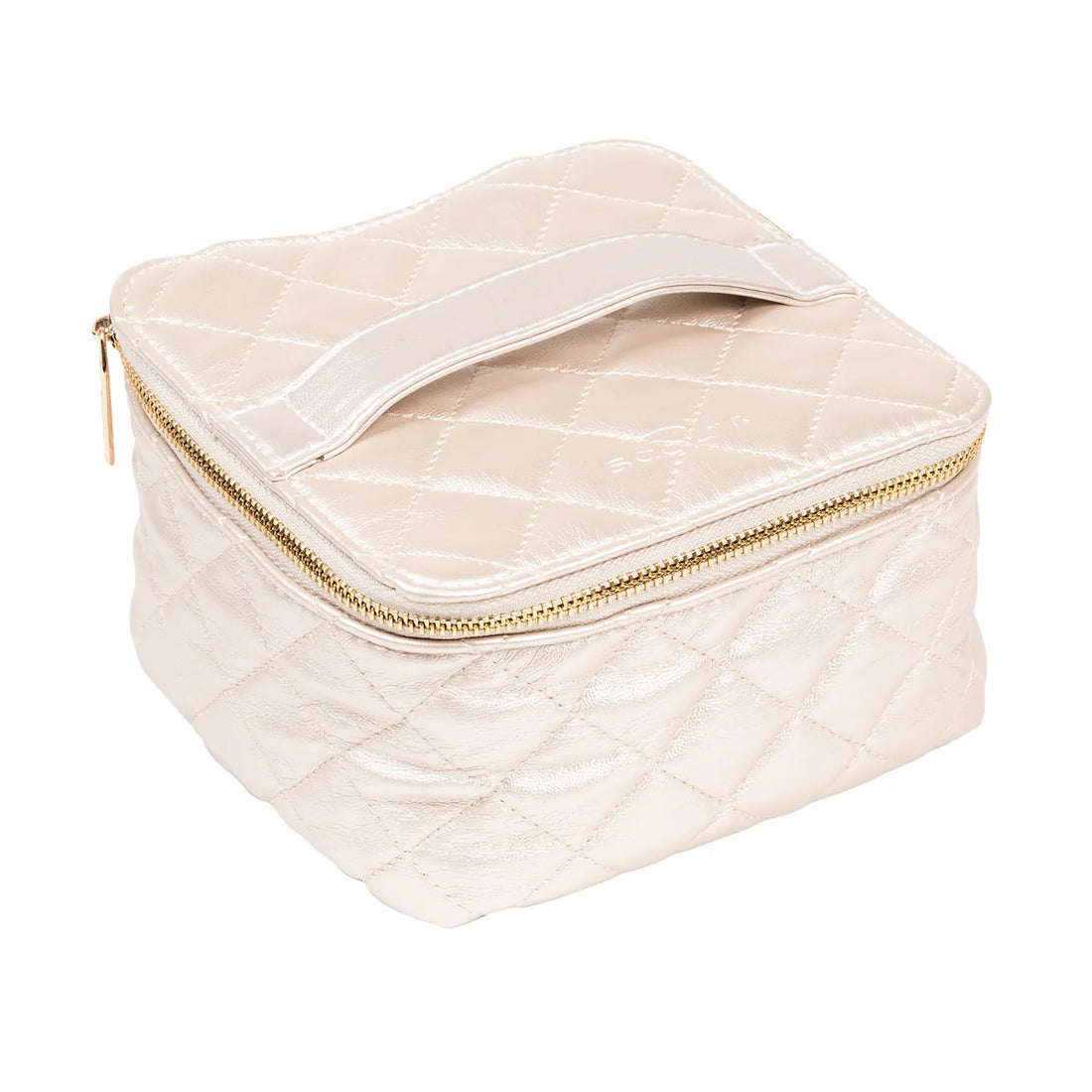 Scout - Hidden Gem Jewelry Case - Champagne Quilted